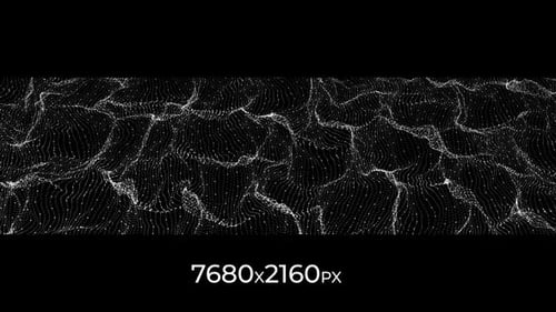 Digital Abstract Wave Screen