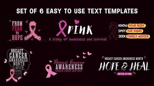 Breast Cancer Awareness Titles Pack