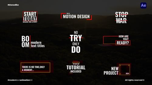 Animación de texto moderna 2.0