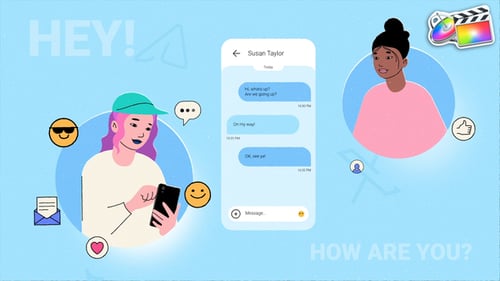 Phone Texting Explainer for FCPX
