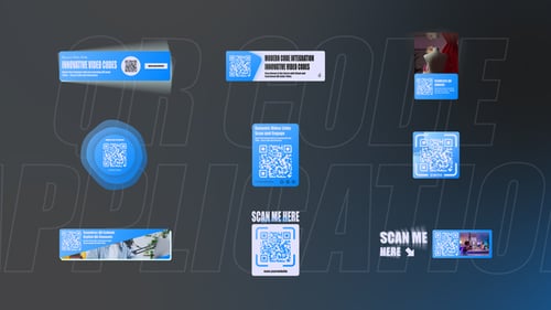 Scannbare QR-Code-Titel MOGRT