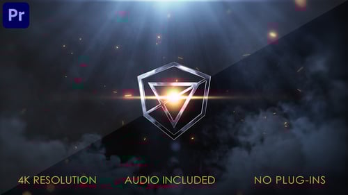 Dynamic Fireball and Smoke Logo Reveal