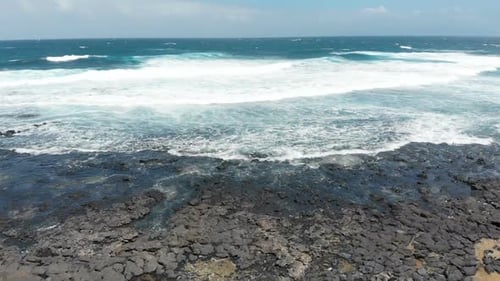 Flying over El Cotillo beach- Fuerteventura- Canary Islands