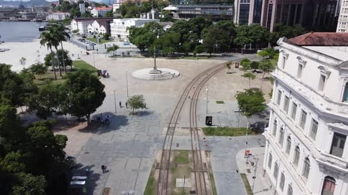 Rio de Janeiro Brasil. Cenário de praia tropical. cartão postal da cidade costeira