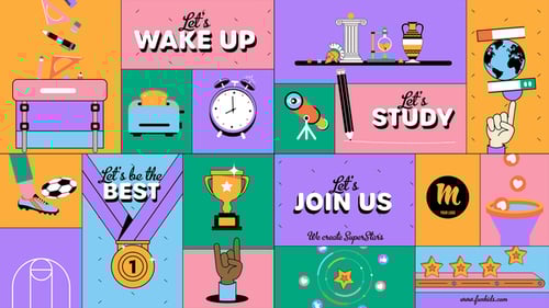 Funny Colorful Kids Intro