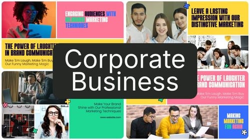 Clean Minimal Corporate Business Slideshow