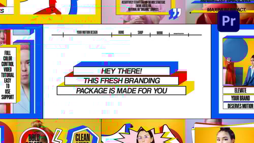 Color Pop Social Media Branding Package