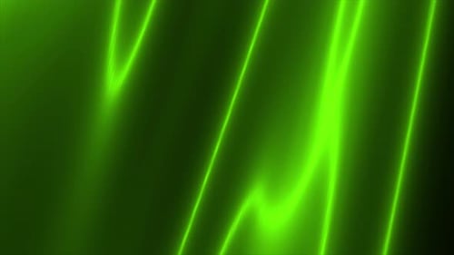 Abstract Green Neon Light Background 4K