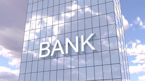 Banco de construcción Mercado global Ciudad futurista Crisis financiera Negocios internacionales urbanos