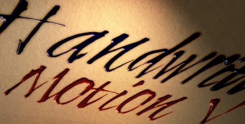 Handwritten Art Titles