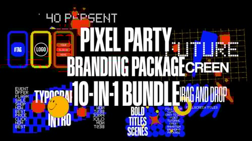 Pixel Party: New Branding Package
