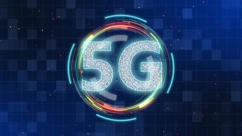 Futuristic 5G Network Technology Seamless Loop