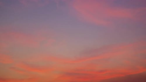 Gradient Sky Time-Lapse at Sunrise or Sunset