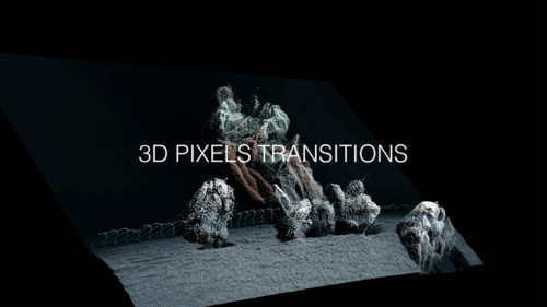 3D Pixels Transitions