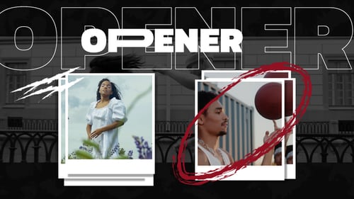 Grunge Dynamic Opener | MOGRT