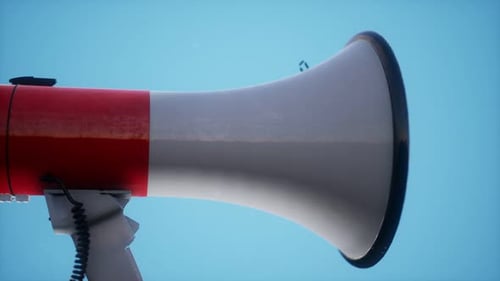 Elektrischer Retro-Lautsprecher Megaphon