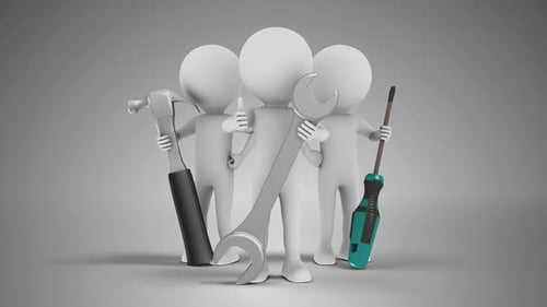 3D Man Engineers 01 bucle con alfa
