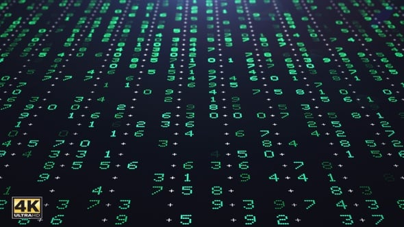 Computer Numbers, Backgrounds Motion Graphics ft. computer code ...