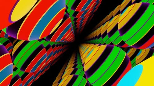 Vj Loops Abstract Background Colored Shimmering Spheres H.264