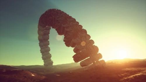 Unidentified Flying Object at the Earth