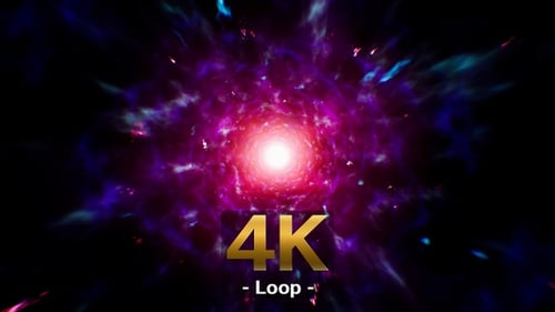 Neon Pink Dimension Energy 4K