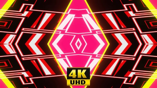 Flickering Vj Kaleidoscope 60 fps 4K