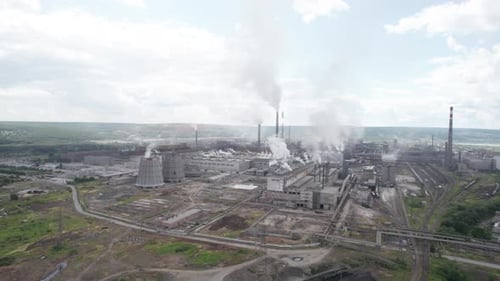 Industrial Environmental Pollution Emission of Pollutants From Factories
