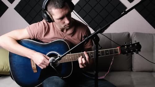 Recording Acoustic Guitar Home Recording Studio Acoustic Foam Rubber