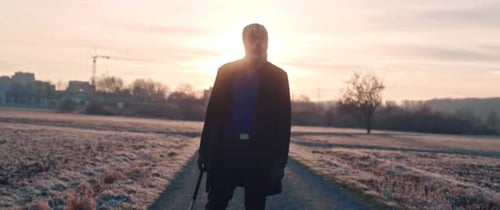 Evil Man on a Field
