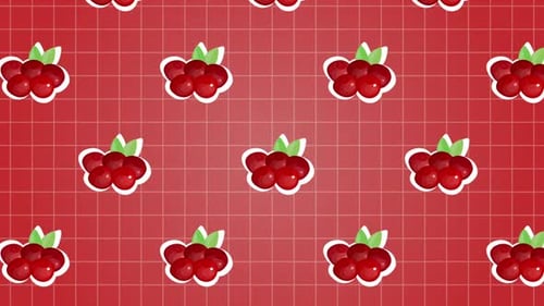 Fruits Food Animation Background