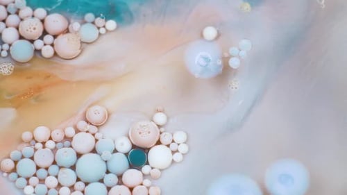 abstrakte Pastellfarben Bubbles