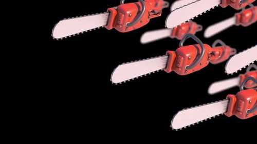 Chainsaw 3d transition alpha