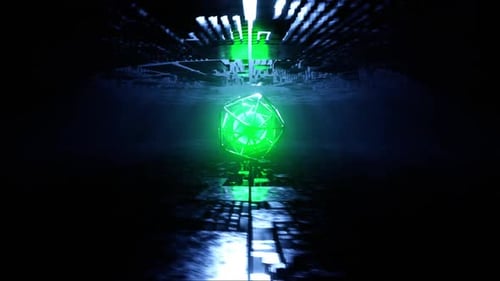 Sci-Fi Environment Abstract | Geometric Architecture Loop | HD