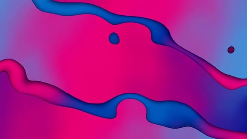Colorful Abstract Fluid Shapes Gradient Motion Background Loop