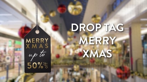 Animated Price Tag Reveal for Christmas Sales