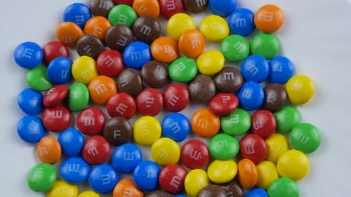 Bonbons de MM en gros plan