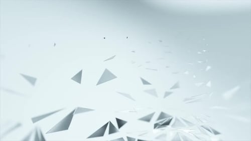 Abstract Geometric Face Formation Reveal Animation