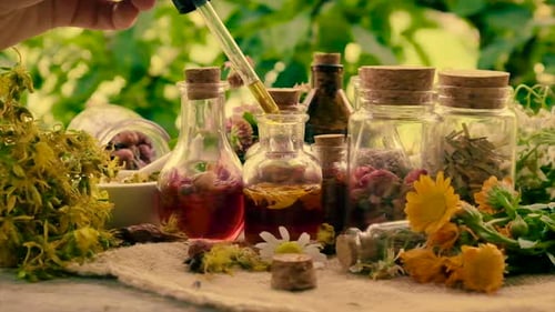 Making Essential Oil from Natural Herbs and Plants