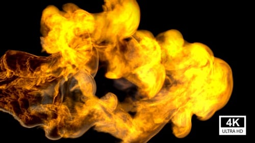 Echtes Feuer 4K