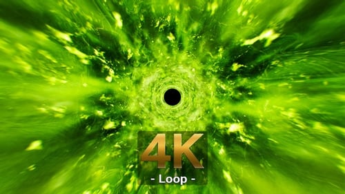 Grüne Feuerlöcher 4K