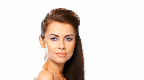 Beautiful Woman Portrait in Studio