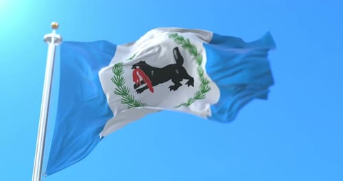 Flagge Irkutsk, Russland