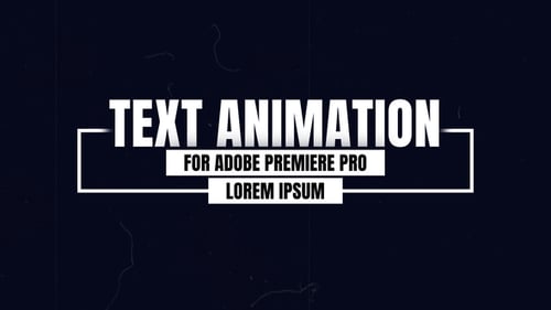 Text Animation for Premiere Pro