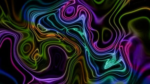 Colorful Abstract Marble Liquid Effect