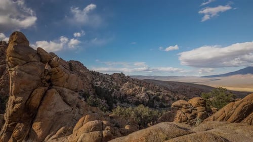 Time Lapse OF Rock Formations In California