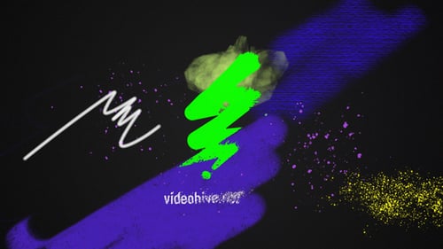 Grunge Glitch Reveal Logo