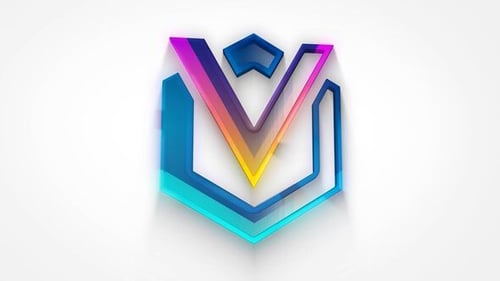 Clean Minimal Dynamic 3D Logo Reveal Animation