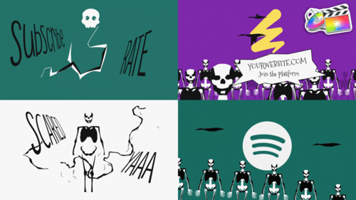 Animated Spooky Halloween Event Logo Reveal