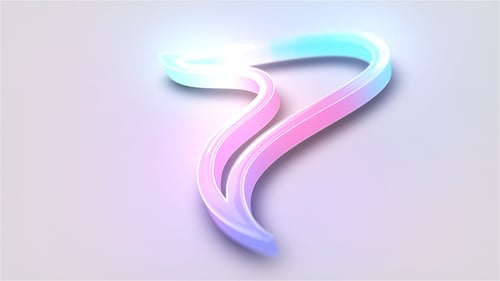 Abstract Light Trails Logo Reveal with Dynamic Glow Effects