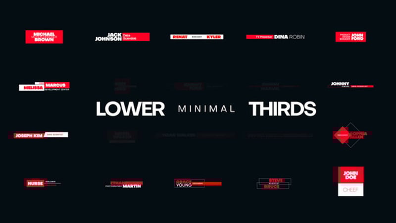 Lower Thirds, Elements ft. lower thirds & lower third sport - Envato